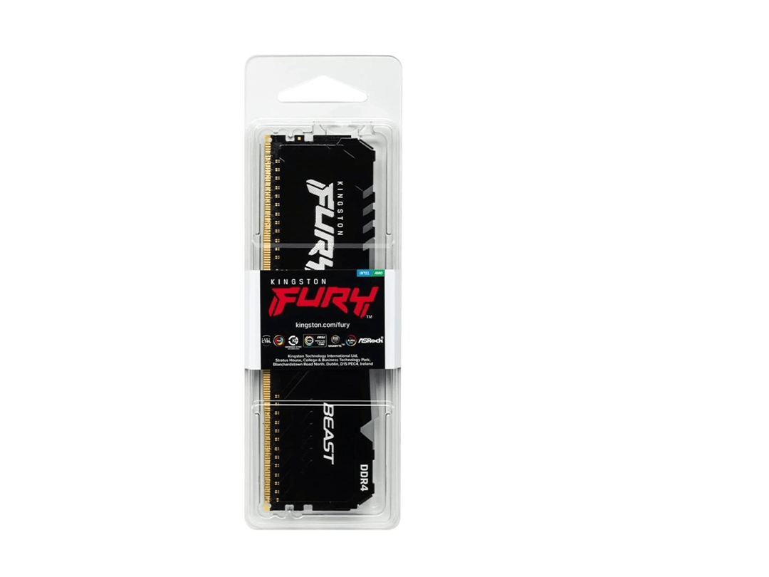 Kingston FURY Beast RGB 8GB 3600MHz DDR4 CL17 Desktop Memory in Qatar Kingston FURY Beast RGB 8GB 3600MHz DDR4 CL17 Desktop Memory in Qatar